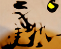 Yellow Moon on Vanishing Paper